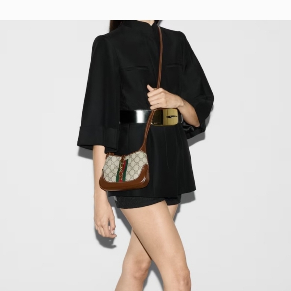 Authentic Gucci Jackie 1961 Mini Bag 2way, Handbag Or Crossbody Bag